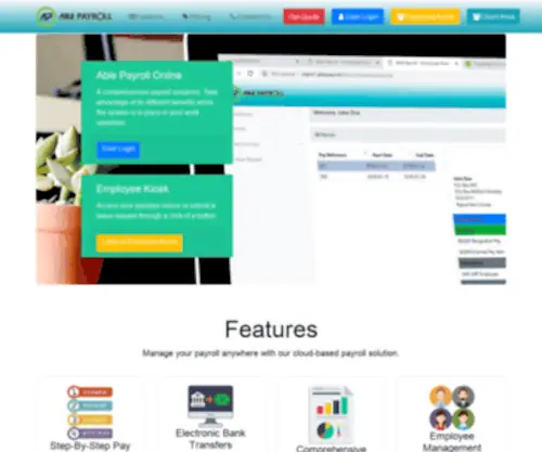 AblepayrollPNG.com(Able Payroll PNG) Screenshot