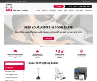 Ablescale.com.au(Weighing Scales) Screenshot