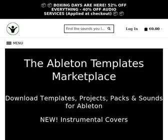 Abletontemplates.net(Ableton Live Templates) Screenshot