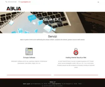 Ablia.com(Ablia srl) Screenshot