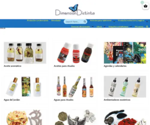 Ablibros.com(Tienda esotérica Online DimensionDistinta) Screenshot