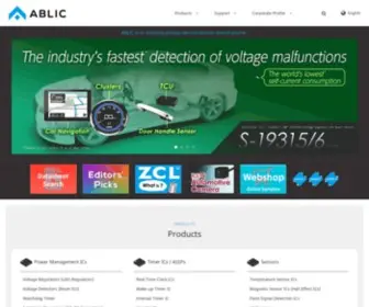 Ablic.com(ABLIC Inc) Screenshot