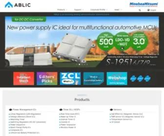 Ablicinc.com(ABLIC Inc) Screenshot