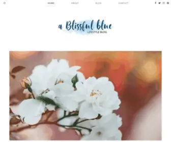 Ablissfulblue.com(A Blissful Blue) Screenshot