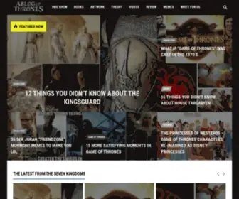 Ablogofthrones.com(A Blog Of Thrones) Screenshot
