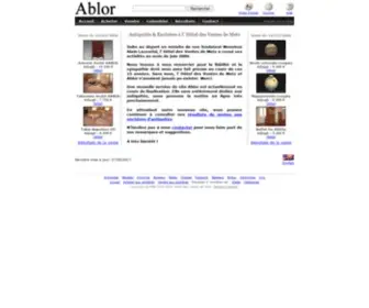 Ablor.com(Ventes aux enchères d'antiquités et d'objets d'Art) Screenshot