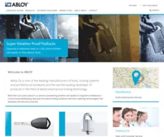 Abloy.com.au(ABLOY Australia) Screenshot