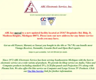 Ablserv.com(ABL Electronic Service) Screenshot