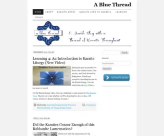 Abluethread.com(A Blue Thread) Screenshot