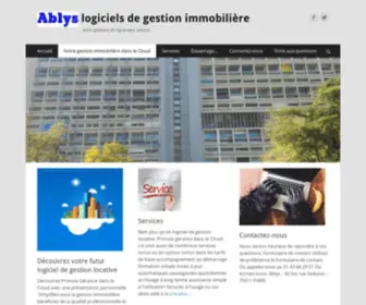 Ablys.com(Logiciels de gestion immobilière) Screenshot