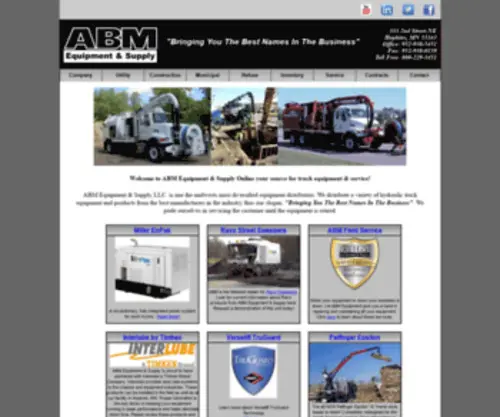 ABM-Highway.com(ABM Equipment) Screenshot