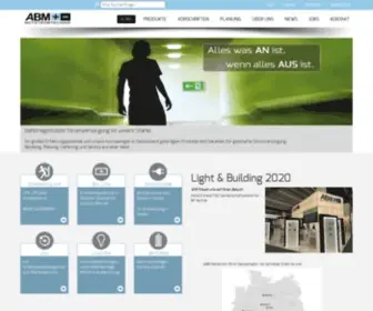 ABM-Notstromtechnik.de(Startseite) Screenshot