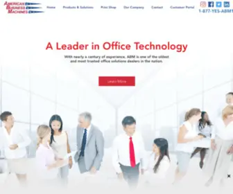 ABM1.com(American Business Machines) Screenshot