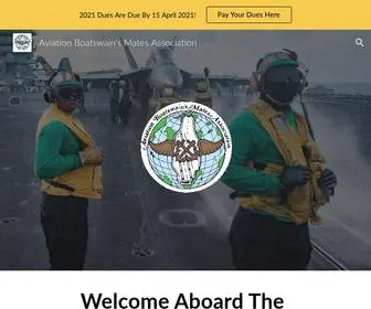 Abma-USN.org(Aviation Boatswain's Mates Association) Screenshot