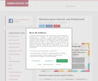 Abmahnung.org(Und Arbeitsrecht 2023) Screenshot