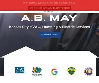 Abmay.com(Kansas City Heating) Screenshot