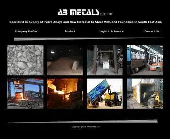 Abmetals.com.sg(AB Metals Pte Ltd) Screenshot