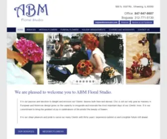 Abmfloralstudio.com(Specialist Floral Design and Event Services) Screenshot