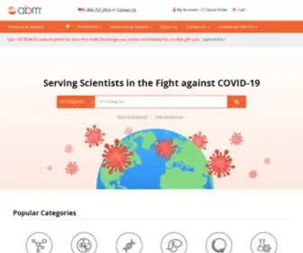 AbmGood.com(CRISPR, Viral Vectors, Cell Lines, PCR/RT/qPCR, Antibodies) Screenshot