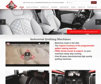 Abminternational.com(Industrial Quilting Machines) Screenshot