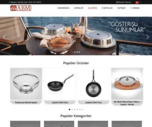 Abmmutfak.com(ABM MUTFAK) Screenshot