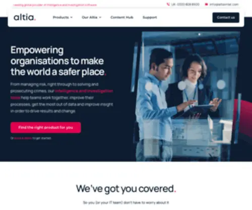 Abmsoftware.com(Altia Intel) Screenshot