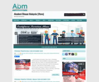 Abmutara.com.my(Akademi Binaan Malaysia (Utara)) Screenshot