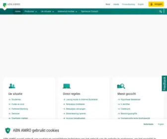 ABN-Amro.nl(ABN AMRO Bank) Screenshot