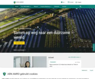 Abnamro.com(ABN AMRO Bank) Screenshot