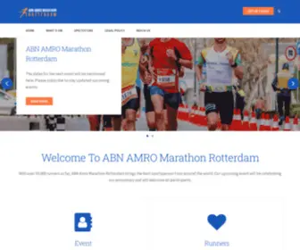 Abnamromarathonrotterdam.com(ABN AMRO Marathon Rotterdam) Screenshot