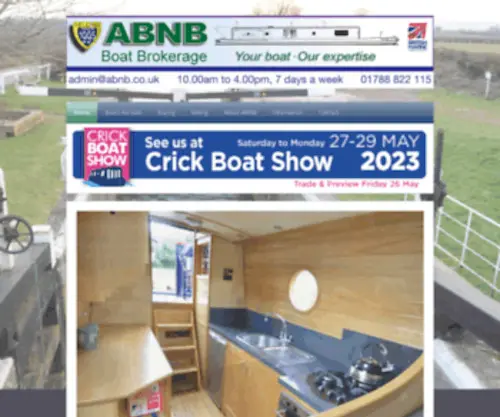 ABNB.co.uk(ABNB Boat brokerage) Screenshot