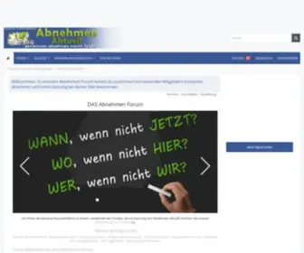 Abnehmen-Aktuell.de(Diät und Abnehmen Forum) Screenshot