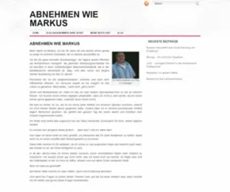 Abnehmenwiemarkus.com(Abnehmen wie Markus) Screenshot