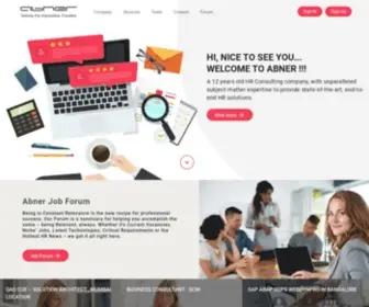 Abner.in(12 Years old HR Consulting company in India) Screenshot