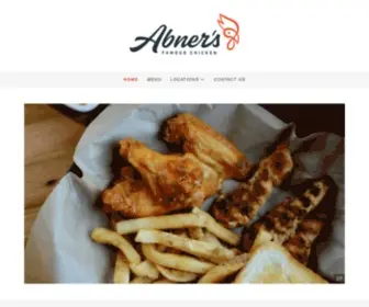 Abnerschicken.com(Abner's Famous Chicken Tenders) Screenshot