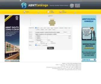 Abntcatalogo.com.br(ABNT Catalogo) Screenshot