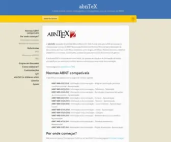 Abntex.net.br(AbnTeX by abntex) Screenshot