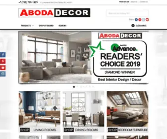 Abodadecor.com(Aboda Decor) Screenshot