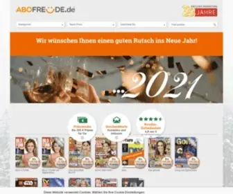 Abofreude.de(Zeitschrift verschenken) Screenshot