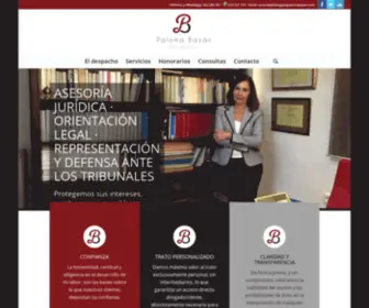 Abogadapalomabazan.com(Abogada Paloma Bazán) Screenshot
