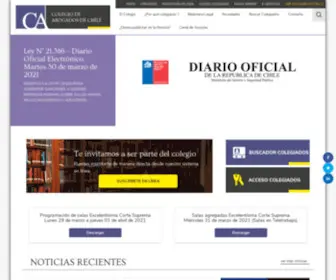 Abogado.cl(Colegio de Abogados) Screenshot