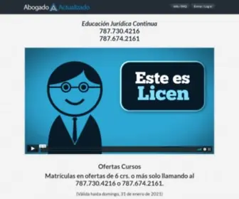 Abogadoactualizado.com(Abogado Actualizado.com) Screenshot