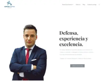 Abogadoadrianespina.com(Abogado en Huelva) Screenshot