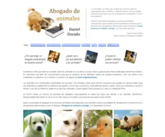 Abogadodeanimales.com(Daniel Dorado) Screenshot