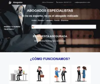 Abogadodefensor.online(Abogados Civiles) Screenshot