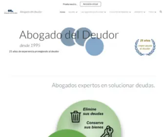 Abogadodeldeudor.es(Abogado del deudor) Screenshot