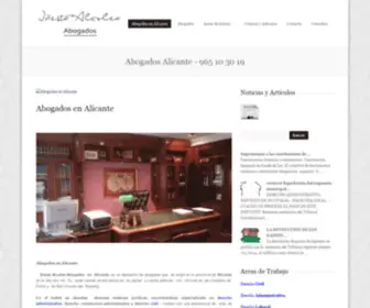 Abogadoenalicante.com(Iñesta) Screenshot