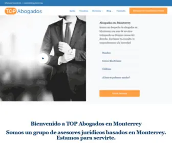 Abogadomty.com(TOP Abogados en Monterrey) Screenshot