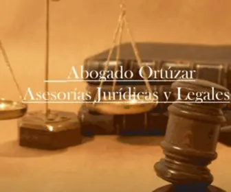 Abogadoortuzar.com(ABOGADOS ORTÚZAR LEGAL) Screenshot