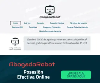 Abogadorobot.cl(Posesión) Screenshot